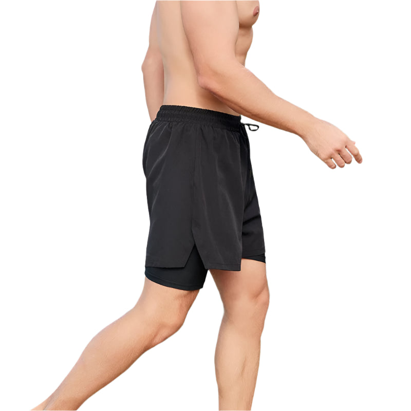 waveluxe long trunks - black