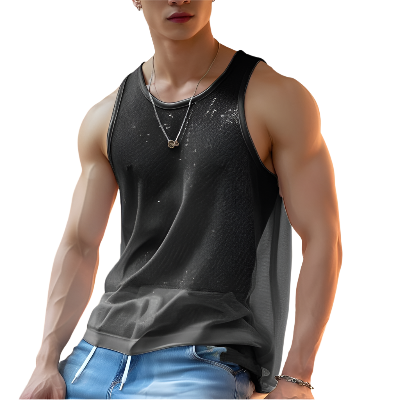 mesh sport tank top