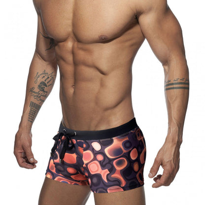 Espresso Wave Swim Boxers