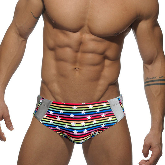 Stellar Stripes Swim Briefs