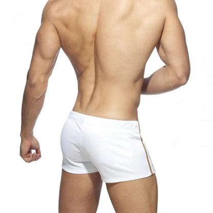 Golden Stride Mini Shorts