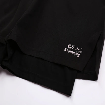 WaveLuxe Long Trunks - Black